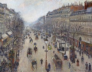 Boulevard Montmartre, mattina, tempo nuvoloso